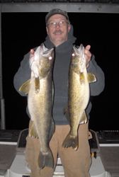 Al with an 8.5 lb and a 5 lb walleye